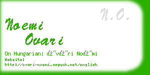 noemi ovari business card